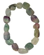 Fluorite, Rainbow gemstone bracelet - £11.29 GBP