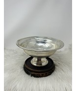 Preisner 77 Weighted Sterling Silver Pierced Rim Compote Footed Bowl - $4,409.55 MXN