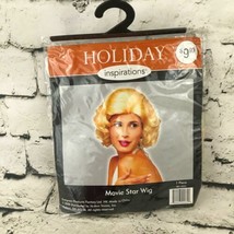 Holiday Inspirations Movie Star Wig OSFA Blonde Bombshell Halloween Cosplay - $7.91