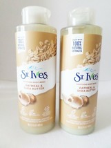 2 St. Ives Oatmeal and Shea Butter Body wash 16oz - £18.68 GBP