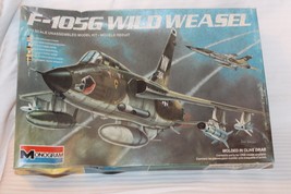 1/72 Scale Monogram, F-105G Wild Weasel, Jet Model Kit #5431  Open box - £54.24 GBP