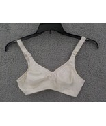 BALI WOMENS BRA SZ 36B ALL WHITE DECORATIVE BOW BACK CLOSURE ADJUSTABLE ... - £12.01 GBP