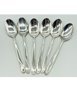 Reed Barton Edgartown Teaspoon Glossy Set of 6 Stainless Steel Korea 6 1/8&quot; - $28.04