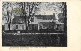 Governor James Doty Home First Gov of Wisconsin Neenah WI 1909 postcard - $6.93