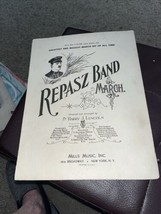 Repasz Band March by Harry J. Lincoln Piano Accordion Solo Sheet Music - £4.73 GBP
