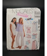 McCalls Junior Sleepwear Pattern 3854 Size JD 11-18 Vintage 2002 - $15.98