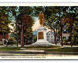 Bartlett Monumento Amesbury Massachusetts Ma Unp Wb Cartolina Y13 - $3.36