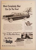 1953 Print Ad &#39;53 Dodge Coronet V-Eight 4-Door Sedan 140 hp Red Ram Engine - £8.99 GBP
