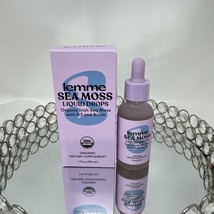 Lemme Sea Irish Sea Moss Liquid Drops w/ D3 &amp; Biotin Supplement 1 oz Exp... - $29.21