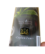 Earl Grey Ceylon Teas Black Tea With Flavoring 20 Tea Bags New Sealed In... - $9.90