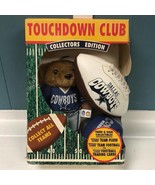 Vtg 1998 Coopersburg NFL Touchdown Club Plush Teddy Bear with  2 footballs - $677.14 MXN