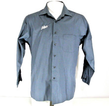 ZELLERS Department Store Employee Uniform Manager Shirt Gray Men&#39;s Size L Large - £8.01 GBP