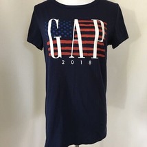 GAP  Graphic T Shirt Tee Sz Medium American Flag USA 2018 - £10.82 GBP