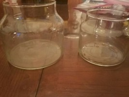 2 Glass candle holders - $35.51