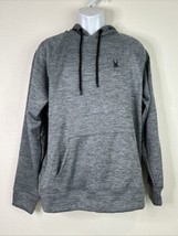 NWT Spyder Active Mens Size M Athletic Breathable Quick Dry Hooded Sweat... - £21.26 GBP