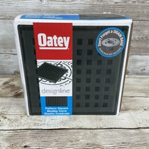 Oatey Designline 4&quot;x4&quot; Stainless Steel Square Shower Drain in Matte Black - £17.18 GBP