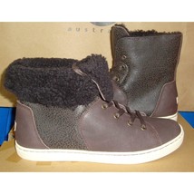 UGG Australia CROFT Choc Brown Bomber Sheepskin Ankle Boot Size US 7 NIB... - £55.38 GBP