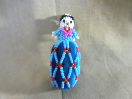 Zuni Hand Made Beaded Doll Pendant Key Holder Doll Dorthie Suitza  895DEH - £15.52 GBP