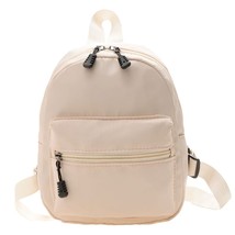 Mini Women Backpacks Trend Nylon Female Bag Small School Bags White Rucksack for - £15.07 GBP