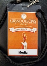 Grand Ole Opry 75th 2 Hr Tv Show Orig 2003 From The Ryman Laminate Media Pass - £22.81 GBP