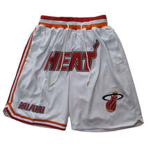 Miami Heat Classic Throwback Vintage Shorts - £37.83 GBP+