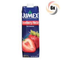 6x Cartons Jumex Strawberry Nectar Flavor Drink 33.8 Fl Oz ( Fast Shippi... - £32.41 GBP