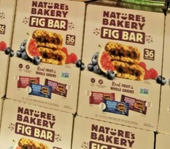 2 Pack Natres Bakery Fig Bar Real Fruit &amp; Whole Grains Non Gmo 36 Twin Packs - £39.78 GBP