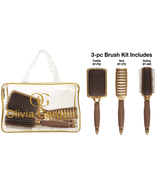Olivia Garden Ceramic + Ion Nano Thermic Styler 3 pc Brush Set - $93.72 CAD