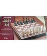 Wooden Chess Game Set -  Folds &amp; Stores Sculpted Pieces. Magnetic Close.... - $245.03 MXN