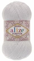 96% Microfiber Acrylic Yarn Alize Forever Simli Thread Crochet Knitting Art Summ - £16.35 GBP