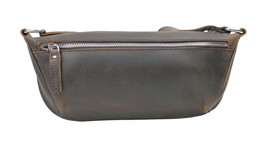 Vagarant Traveler Long Shape Full Grain Leather Waist Pack LW09.DB - $69.00