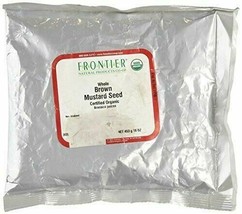 NEW Frontier Bulk Whole Certified Organic Mustard Seed Brown 344 1 lb - £15.26 GBP