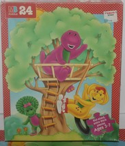 1996 Milton Bradley Barney &amp; Friends Tree House 24 Piece Puzzle - Complete - $152.29 MXN