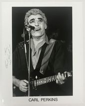 Carl Perkins (d. 1998) Signed Autographed Glossy 8x10 Photo - Todd Mueller COA - £102.12 GBP
