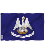 Anley Fly Breeze 3x5 Foot Louisiana State Flag Louisiana LA Flags Polyester - £5.41 GBP