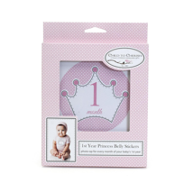 Child To Cherish Baby Monthly Milestone Stickers, Light Pink - $9.89
