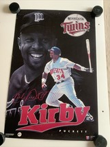 1992 Kirby Puckett Poster - Costacos Brothers - Minnesota Twins MLB - £22.58 GBP