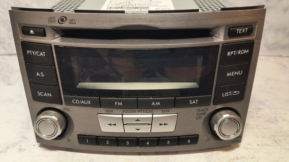 2012 - 2014 Subaru Legacy Outback OEM AM FM Single CD Radio Player PF-33... - $98.01