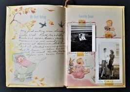 1946 Vintage Tommie Lee Johnson Hazel Park Mi Baby Book Photos - £30.81 GBP