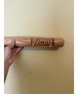 Vintage Boys JOEY ENGRAVED Kids Room Wall Louisville Slugger Wood Baseba... - $79.19