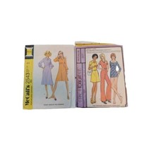 McCall&#39;  1970s Vintage Pattern 2543&amp;3177 WideLeg Pants Dress  2pk - £11.92 GBP