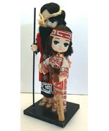 Ainu Hokkaido Fabric Japanese Folk Dolls Handcrafted Couple Traditional ... - £15.78 GBP