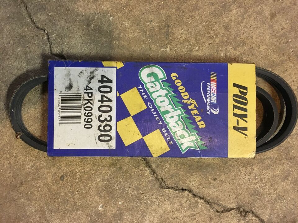NEW 4040390 Serpentine Belt-Continental Elite / Goodyear Gatorback 4PK0990 - $3.49