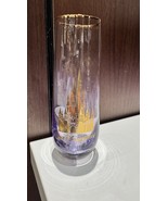 Disney Parks Gold Color Castle on Purple Glass NEW - $40.71 CAD