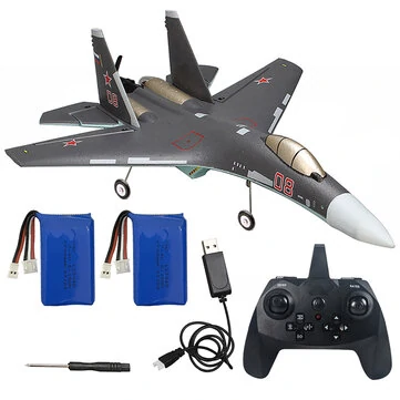Upgraded QF009 SU-35 Fighter Brushless Version 375mm Wingspan 2.4GHz 4CH 3D/6D S - $138.59