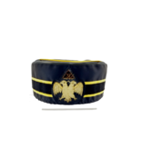 VINTAGE 32nd Degree Mason Scottish Rite Cap w/ Hard Hat Box Case SZ 7 1/4 - $4,042.37 MXN