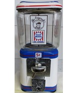 Acorn Nickel Round Gumball Dispenser Good Humor Ice Cream Theme Circa 19... - £309.89 GBP