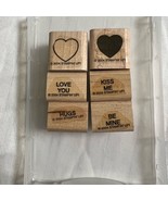 Vintage Stampin Up Retired Valentine’s Day Sweet Talk Stamping Stamp Can... - £27.37 GBP