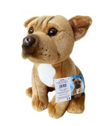 Red Staffordshire Bull Terrier 12&quot;  gift wrapped,or not with engraved ta... - $40.00+