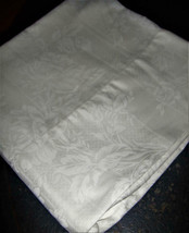 Ralph Lauren Fairchild Gardenia White 1 King Pillowcase Floral Stripe - $12.97